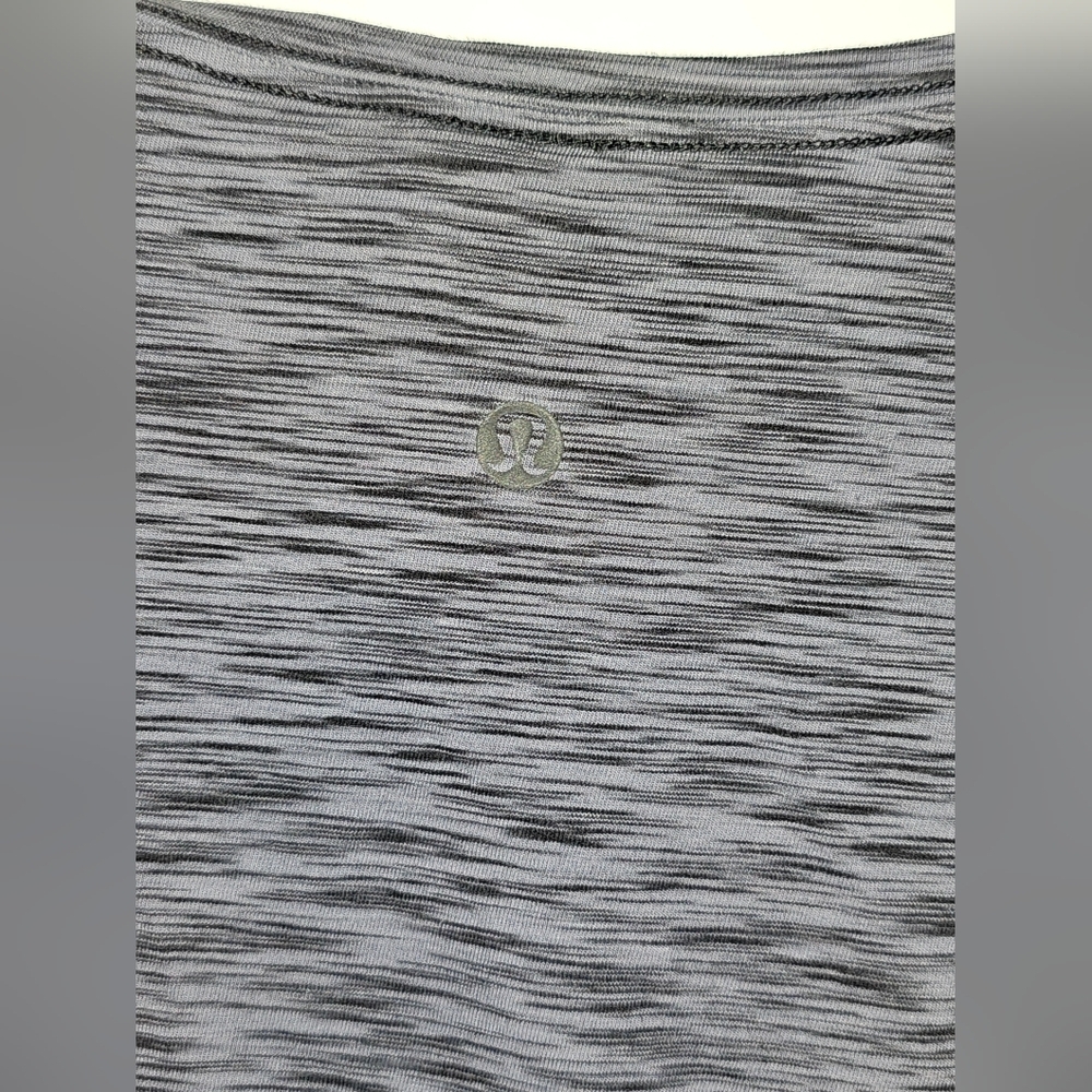 Lululemon Love Crew III Space Dye Black / Dark Shadow Size 12 - Picture 6 of 6